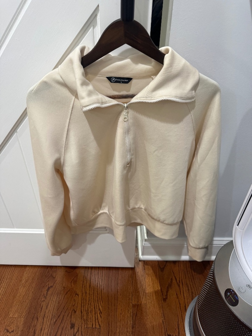 PrettyGarden Quarter Zip Sweater
